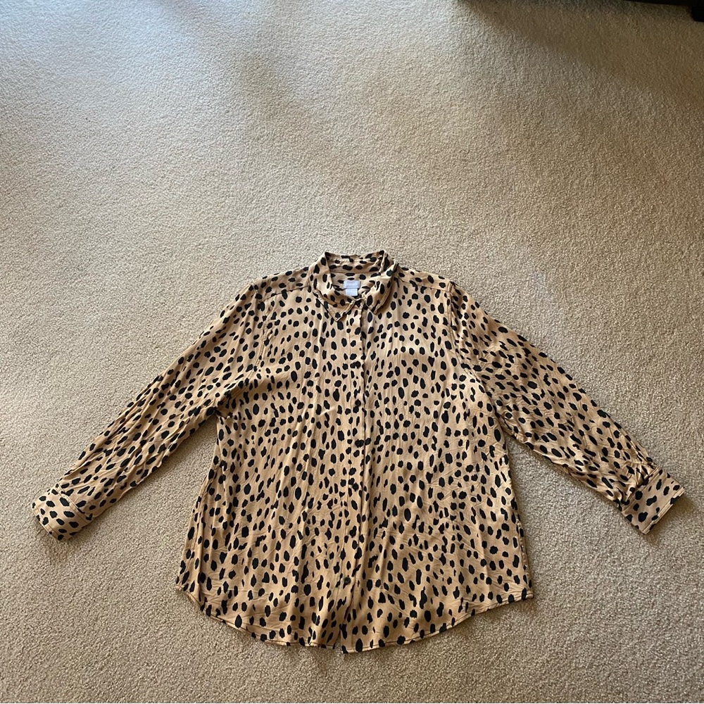 Chico’s Cheetah Print Blouse